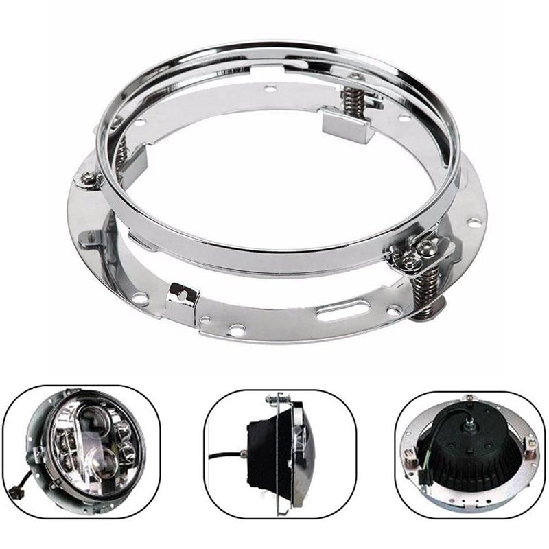 7 Inch Round LED Headlight Mounting Bracket Ring For Car Jeep Wrangler JK Suzuki Samurai for Harley Motorcycle 7" Bracket