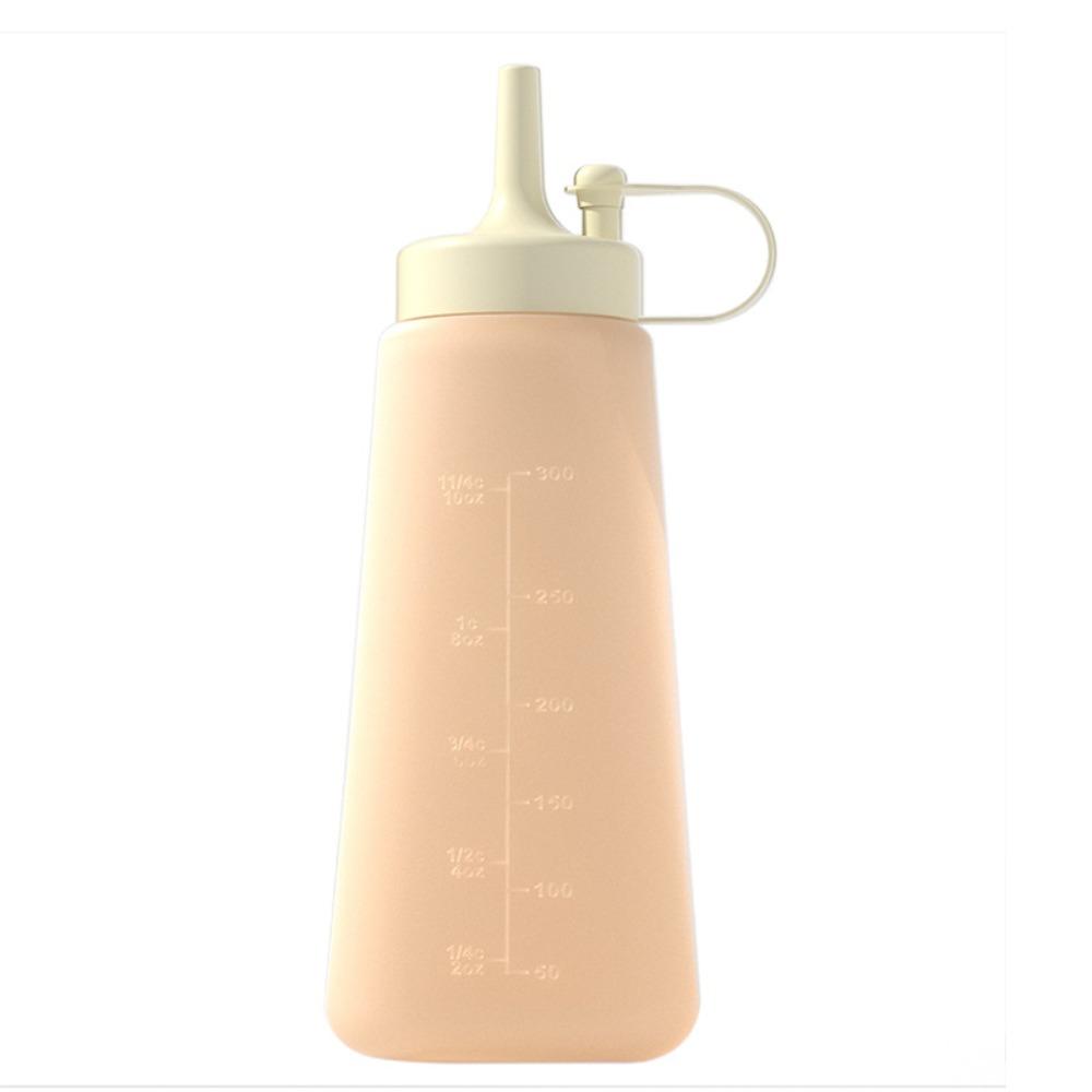 Transparent Condiment Squeeze Bottle Leakproof Design Silicone Split Bottle Salad Dressing