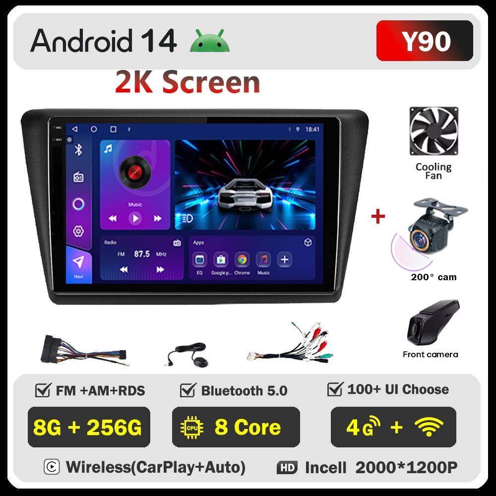 Для Skoda Rapid NH3 NH1 2012-2020 автомобильный радиоплеер Car Carplay экран Autoradio Mirror Link сенсорный экран интеллектуальные системы автомобиля