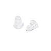 High-End Transparent Silicone Earring Backs - Anti-Drop, Plastic Earplugs
