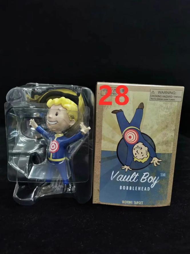 Милый Бобовая Голова Vault Boy Полный Набор Аниме Фигурка Действия Игрушки Статуя Коллекция Модель Кукла Настольное Украшение Дисплей Игрушки Подарки