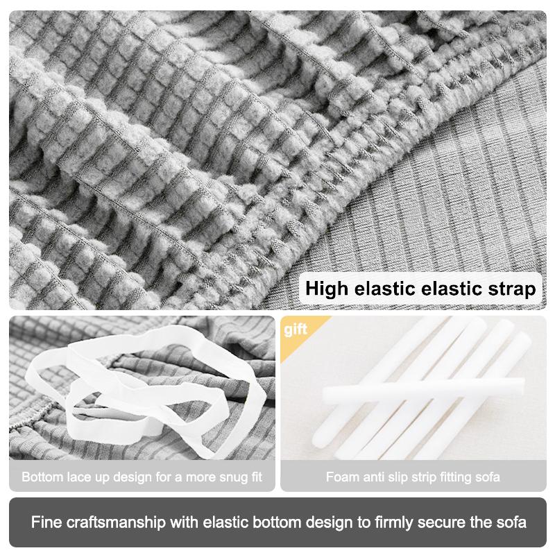 Эластичный жаккардовый чехол для дивана, эластичный чехол для дивана, секционный L-образный чехол для дивана, угловой чехол для гостиной, 1/2/3/4 сиденья