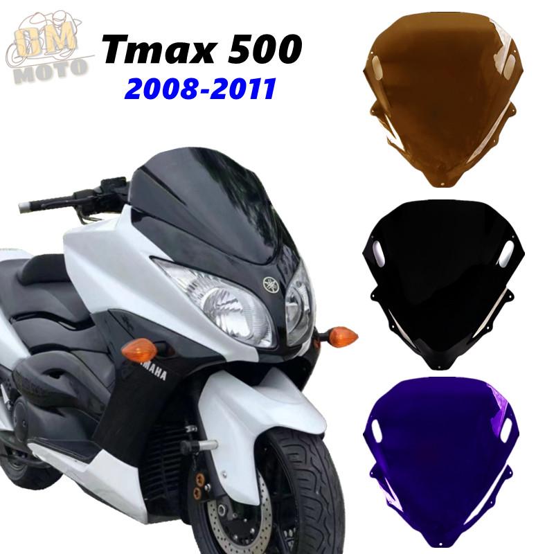Motorcycle Accessories Windshield Bubble Windscreen Black Wind Deflectore For Yamaha tmax500 tmax 500 2008 2009 2010 2011 XP500
