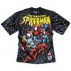 Футболка унисекс черная с коротким рукавом MARVEL Marvel Spiderman Oversize с изображением американского персонажа комиксов для танцев, размер M [Товар]
