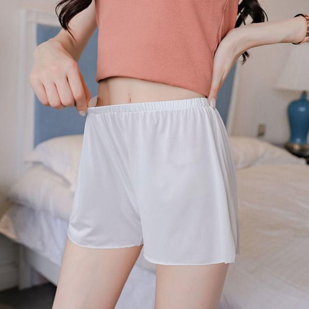 Cool Ladies Pajama Shorts Underwear Safety Shorts Safety Pants Silk Sleeping Shorts Summer