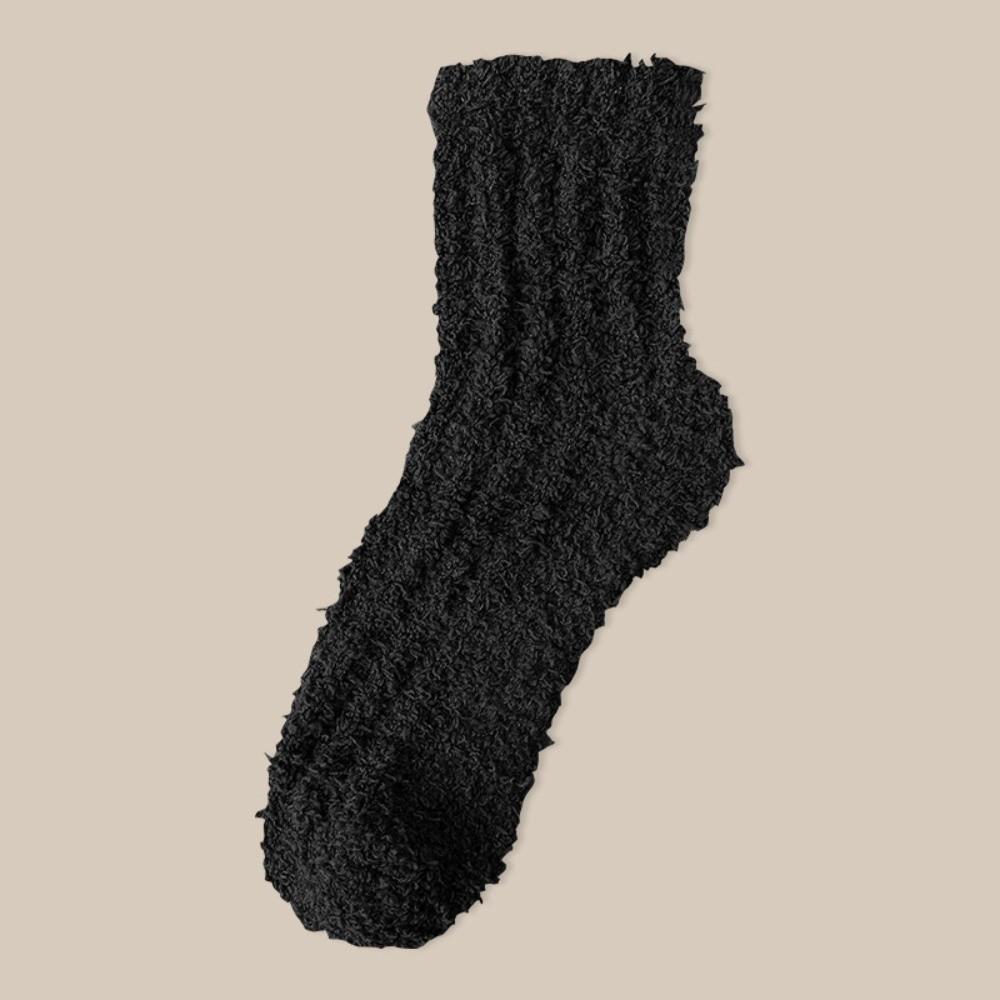 1/4 Pairs Winter Coral Velvet Socks Warm Floor Socks Soft Cotton Socks Sleep Socks