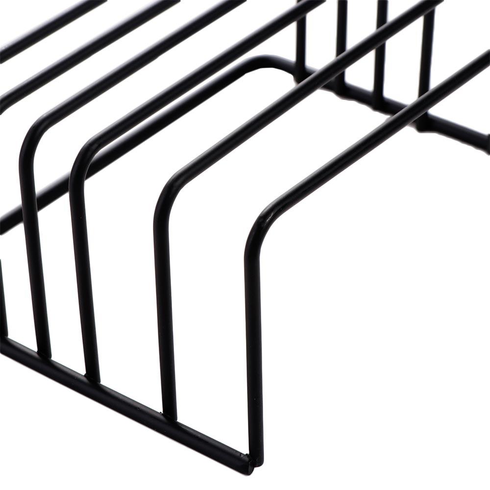 Bolded Chopping Board Organizer Iron Art Dish Holder Cutting Board Storage Shelf Pot Lid Rack Tray