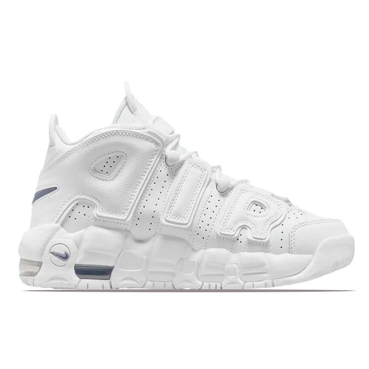 Nike Air More Uptempo GS White Midnight Navy Kids Sneakers DH9719-100