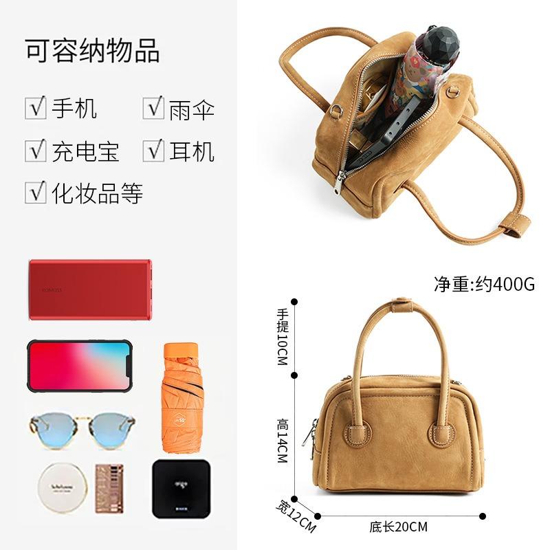 Women's Versatile Handbag Cowhide New Exquisite Niche High-end Small Bag Women's Autumn and Winter Messenger Bag Women