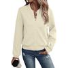 Womens Long Sleeve Zip Up Sweatshirts Jackets Full Zipper Lightweight Jacket Casual Pocket Loose Outwear Coat