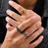 Retro Thorn Crown Ring for Men,Stainless Steel Punk Tree Vine Branch Wedding Band Ring,The US Size 7-12