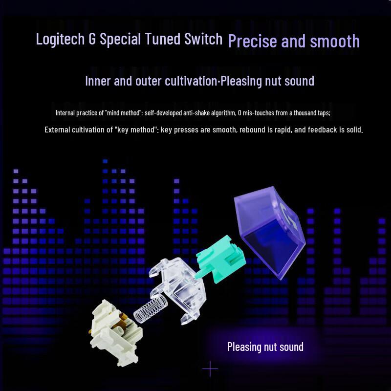 Проводная механическая игровая клавиатура Logitech G316X с 98 клавишами, настраиваемой RGB-подсветкой