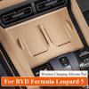 Для BYD Leopard 5 2025 Интеллектуальный автомобиль Центральная консоль Беспроводная зарядка Силиконовая накладка Панель управления Противоскользящий коврик