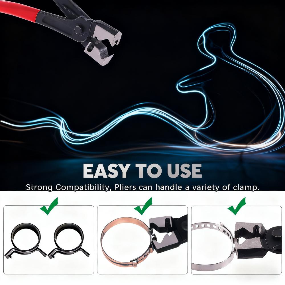 Hose clamp with CV boot clamp kit, small and large stainless steel universal adjustable drive shaft CV boot crimping clip