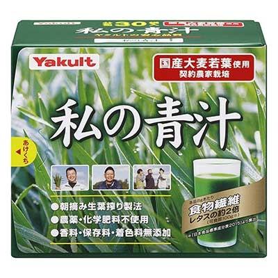 YAKULT Watashi No Aojiru зелёный коктейль аодзиру, 60 саше