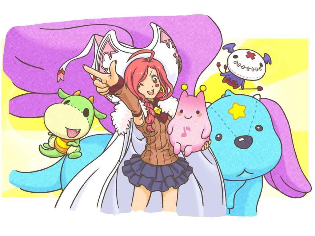 Ведьма-ученица и её пушистые друзья 3DS -