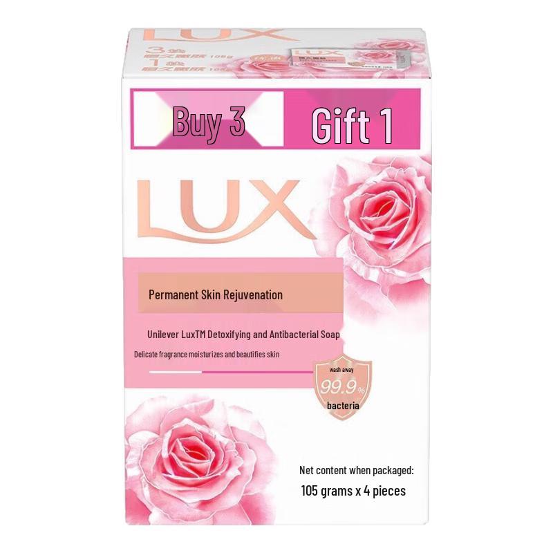 Lux Lasting Tender Skin Bar Soap 4-Pack