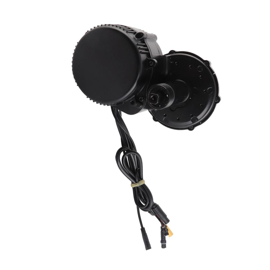 36V 500W Electric Bike Mid Mount Motor Conversion Kit with C961 Black and White Horizontal Panel