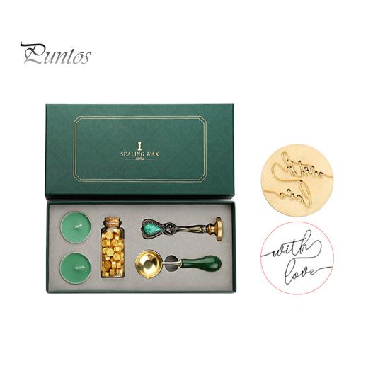 1 комплект, винтажный набор сургучовых уплотнительных бусин для самостоятельного изготовления лака для запечатывания конвертов