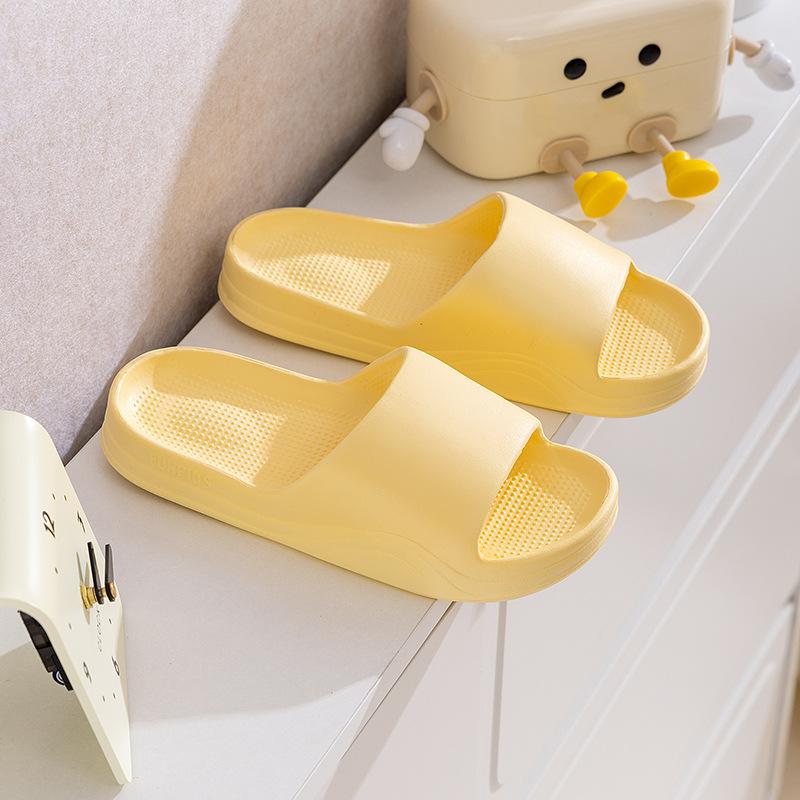 Фиолетовая женская обувь летние шлепанцы вьетнамки домашняя бесшумная обувь EVA обувь на мягкой подошве облачные слайды парные нескользящие сандалии