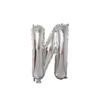 Silver 16-Inch Letter Aluminum Foil Balloons for Decoration (US Version)