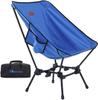MOON LENCE Outdoor allstyle Spark 4 уровня регулировки высоты Высокий кемпинговый прочный холст Грузоподъемность Синий стул, Стул, Широкий, 100% хлопок,