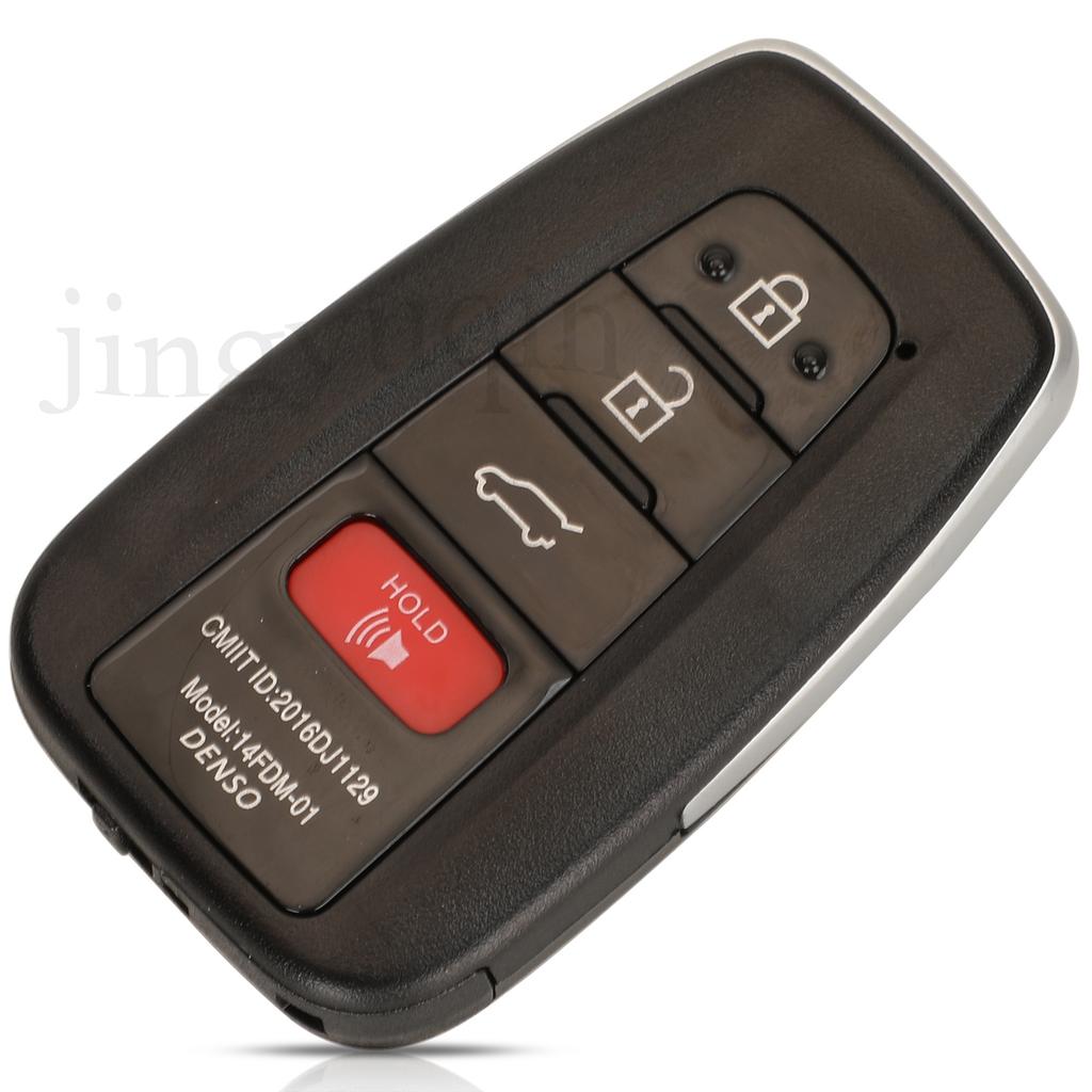 Jingyuqin New For Toyota RAV4 2019 2020 2021 Smart Car Key Pcv Version 0351 P4 A9 ID8A Dual Frequency 314.35M/312.09M Remote Fob