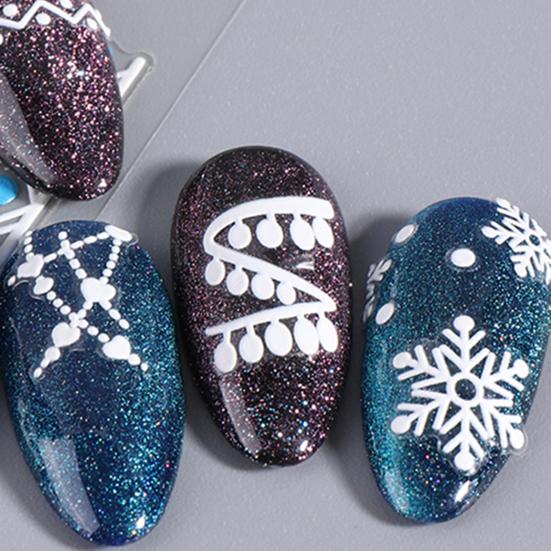 Наклейки для дизайна ногтей с Рождеством, ультратонкие самоклеящиеся, мультяшный снеговик, медведь, снежинка, гном, милые наклейки, аксессуары для маникюра «сделай сам», Новый год, праздник