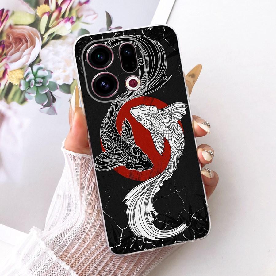 Чехол для OPPO Find X9 Pro 5G Силиконовый Чехол Животное Кот ТПУ Мягкая Задняя Крышка Для OPPO Find X9 Чехлы FindX9 CPH2797 PLJ110 ТПУ Чехол