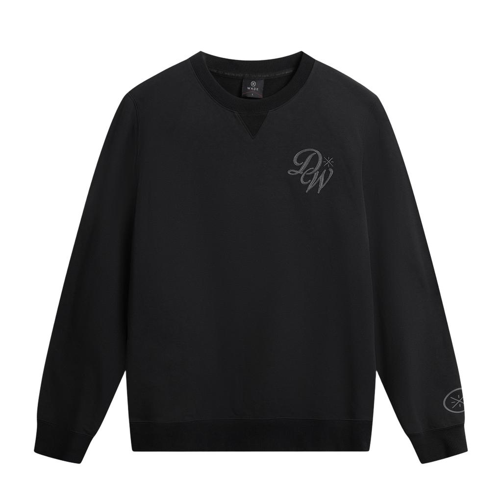Мужская толстовка Li Ning Wade Series с круглым вырезом и вышитым логотипом-буквой AWDW013-1