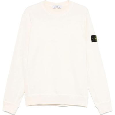STONE ISLAND Свитшот мужской свободного кроя, однотонный, с круглым вырезом и длинными рукавами, белый K1S156100020S0060-V0193