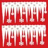 Soft Xmas Snow Blanket Christmas Decor Icicle Fringe Roof Decoration Christmas Fake Snow Blanket Polyester Not Easy to Break