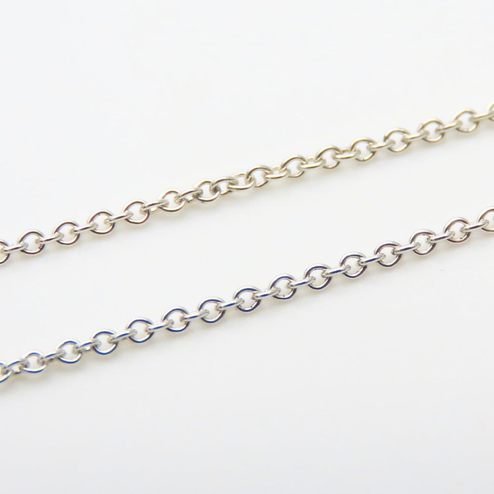 Used TIFFANY&Co. Necklace Loving heart Silver925 2.8g Silver Paloma Picasso