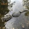 Floating Crocodile Decoy Eco-friendly Pond Floating Fake Crocodile Decoy Realistic Crocodile Pool Statue Non-toxic Decorative Crocodile Sculpture for