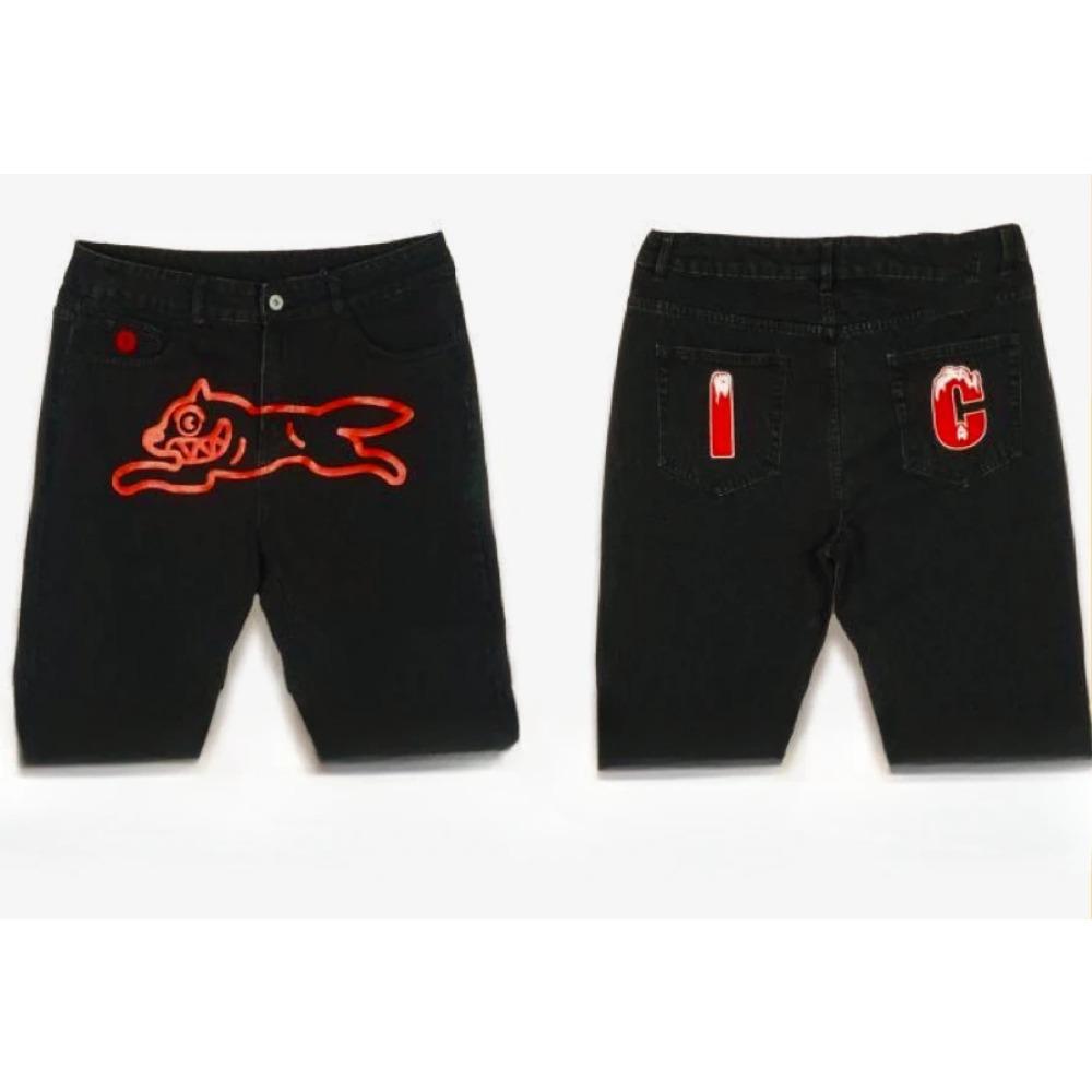 Американские джинсовые шорты Модные персонализированные печатные шорты для собак Три четверти спортивные шорты Модные уличные шорты