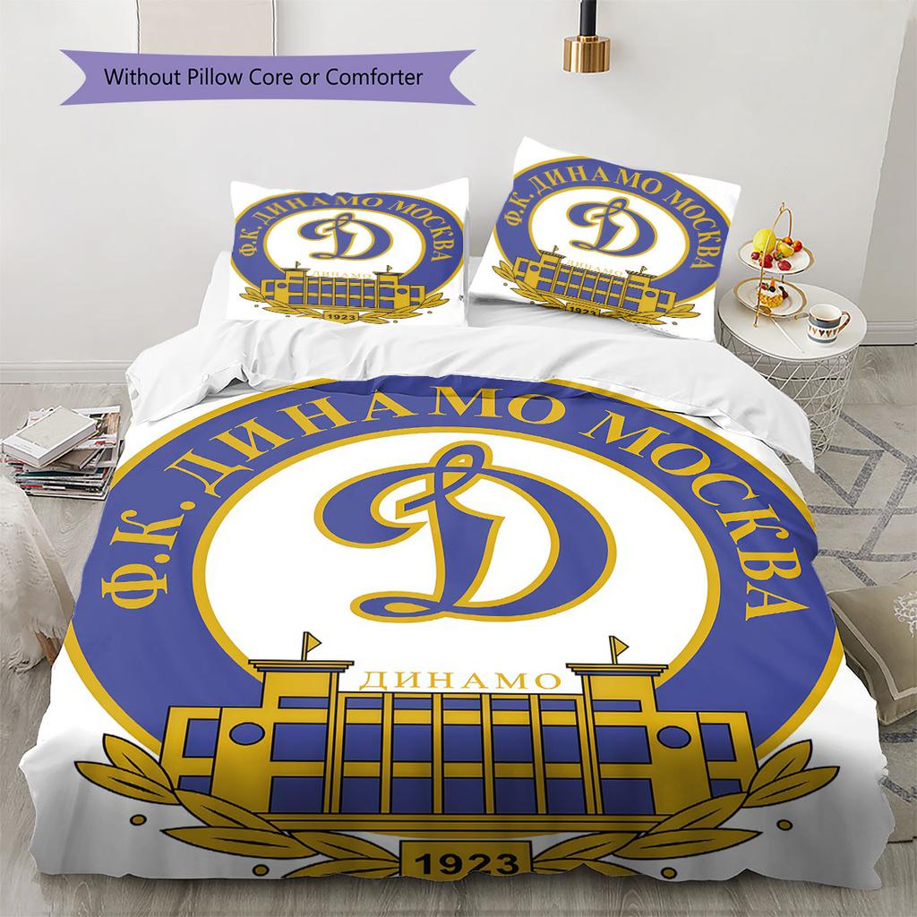 Dynamo Moscow Valor Bedding Quilt Set Quilt Cover Pillowcase Home Decoration Birthday Gift (1 * duvet cover + 2 * pillowcase, without core)