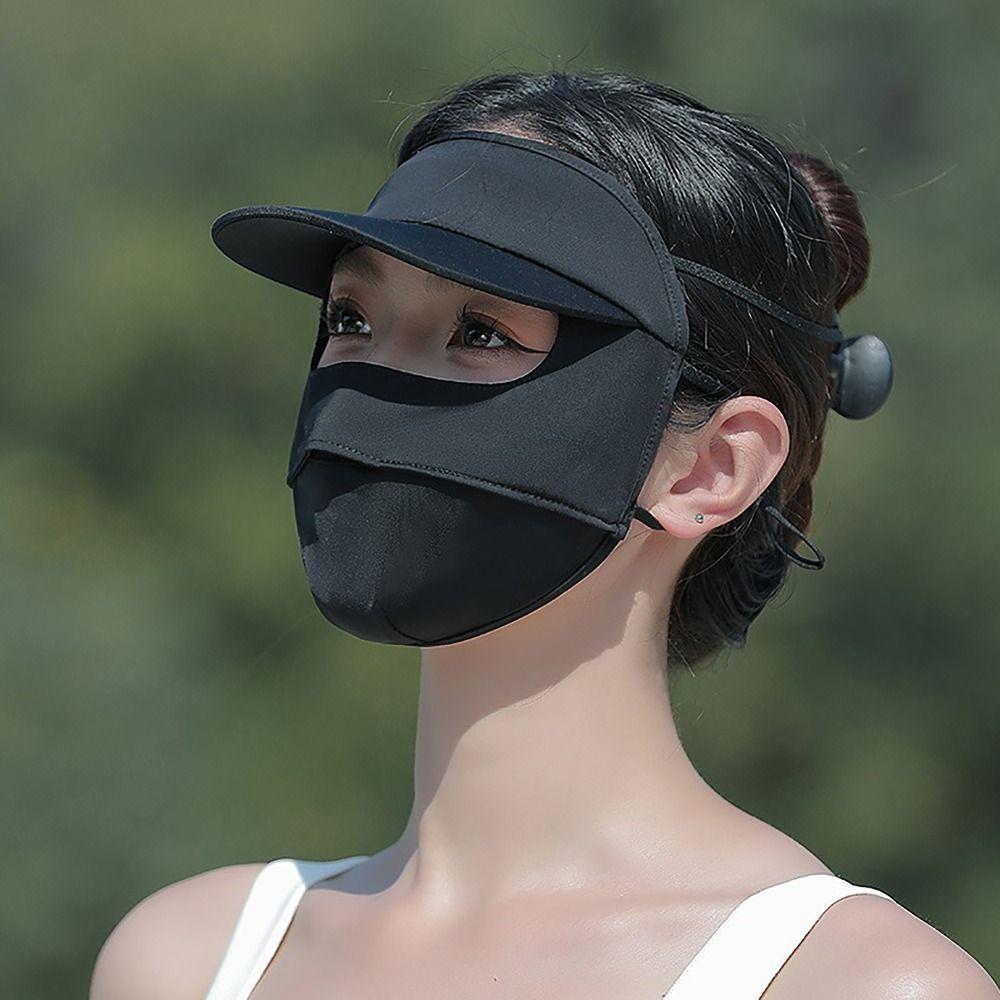 UV Proof Face Cover Scarf Quick Drying Cycling Face Mask Breathable Sunscreen Mask Women