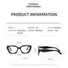 Vintage Cat Eye Reading Glasses for Women Men Trendy New Presbyopia Eyeglasses Unisex Oversized Anti-blue Light Glasses 0+4.0