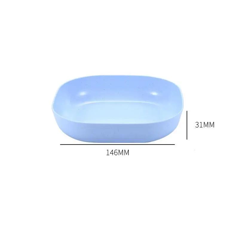 1 комплект пластиковых квадратных пищевых тарелок, поднос для хранения на кухне, блюдо для остатков пищевых костей