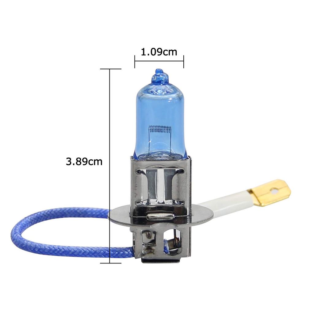 Галогенная лампа RCPH3 100W6000K для автомобильных фар, оригинальная замена, универсальный продукт, нейтральный белый цвет, 12 В, 2 шт.