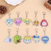 Acrylic Gogo Tamago Q Version Mobile Phone Chain Mametchi Kuchipatchi Mimitchi Gozarutchi Key Chain Cell Phone Pendant Gifts