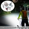 12V 6W Generator Headlight Tail Light Kits Vintage Bike LED Headlight and Taillight Friction Dynamo Light Easy To Use
