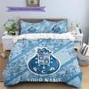 Custom Name Futebol Clube do Porto Pattern Bedding Quilt Set  Home Decoration  Gift (1 * duvet cover + 2 * pillowcase  without core)