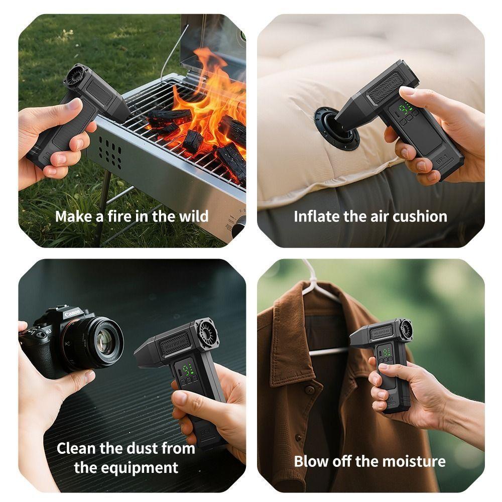 Brushless Motor Handheld Turbo Violent Fan 400000RPM Powerful Dust Blower  Dust Cleaning Tools