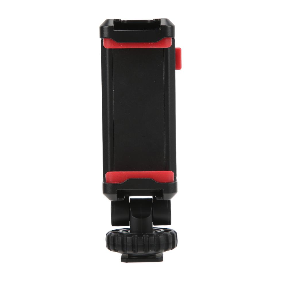 360 Degree Rotation Phone Clip Phone Bracket with Cold Shoe Mount for Microphone Fill Light