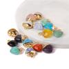 5pcs 10x13MM Natural Stone Faceted Heart Shape Pendant Charm Quartz Crystal Jewelry Accessorie For Making Earring Necklace