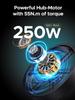 ENGWE folding electric bicycle, 48V 13Ah battery, 20-inch tires, 250W motor, range up to 120 kilometers.ENGINE X