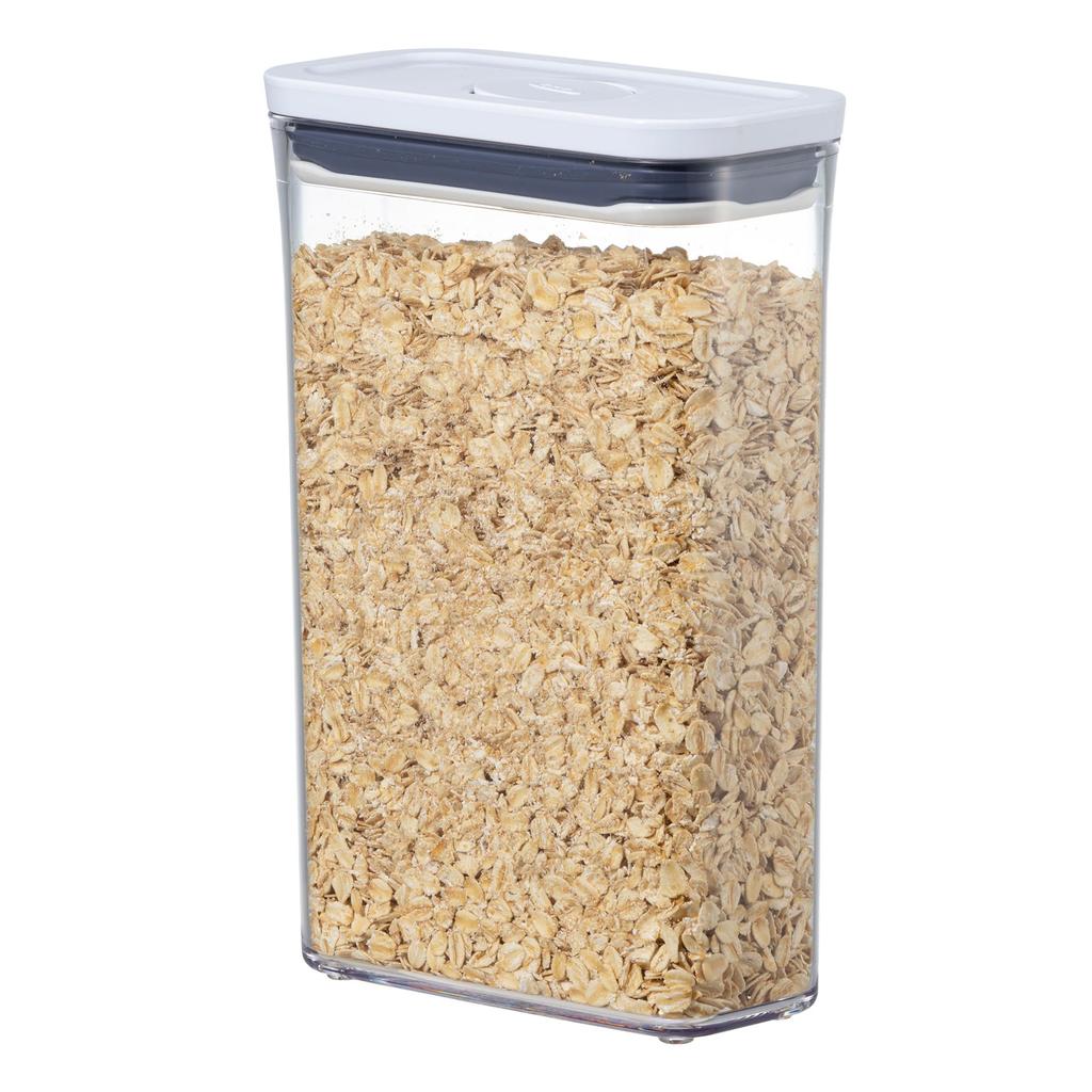 OXO Storage Container OXO Plastic Sealed Pop Container Slim Rectangle Medium 1.8L