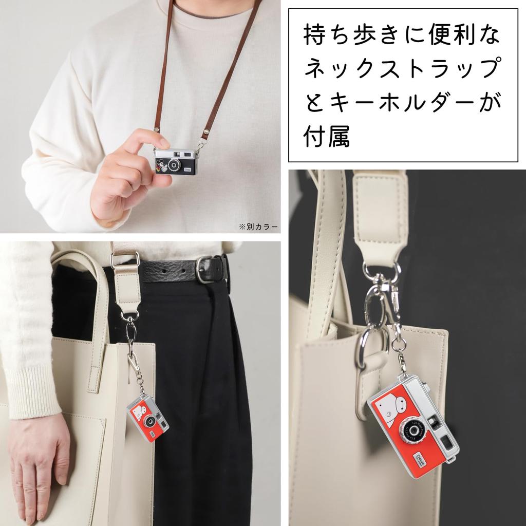 Kenko Mini Toy Camera PIENI M BM Baymax Keychain microSD Card Character Voice Included Set 1.22 Megapixel, 0.96-inch Monitor, Storage, Photo/Video