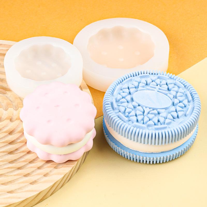 Круглая силиконовая форма для муссового торта Oreo - Размеры 3/4/6 дюймов